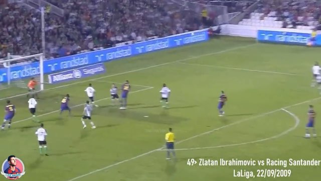 Messi Assist #49 vs Racing Santander