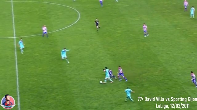 Messi Assist #77 vs Sporting Gijón