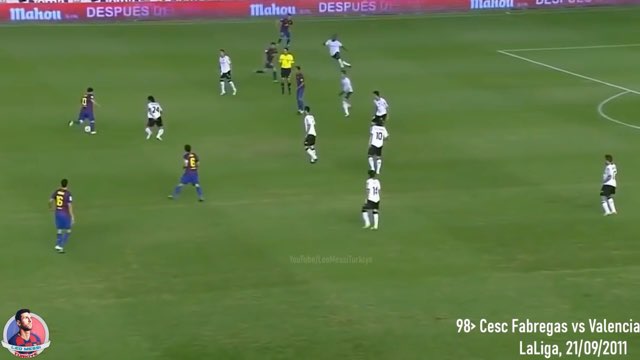 Messi Assist #98 vs Valencia