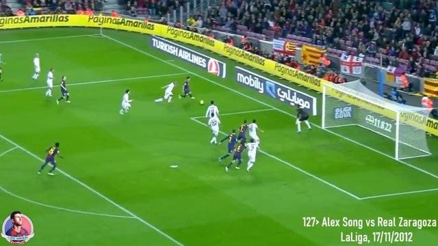 Messi Assist #128 vs Real Zaragoza