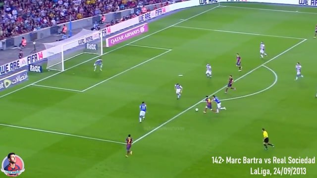 Messi Assist #143 vs Real Sociedad