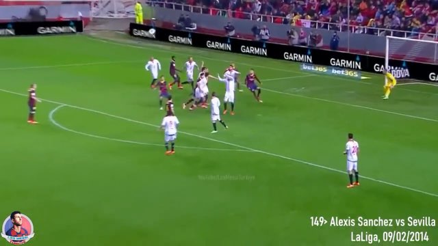 Messi Assist #150 vs Sevilla