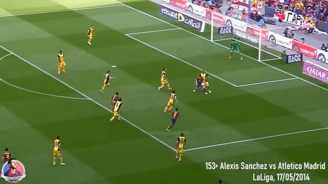 Messi Assist #154 vs Atlético Madrid