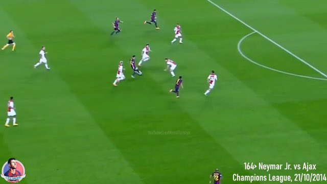 Messi Assist #165 vs Ajax
