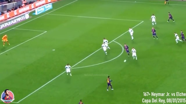 Messi Assist #167 vs Elche