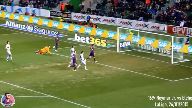 Messi Assist #169 vs Elche