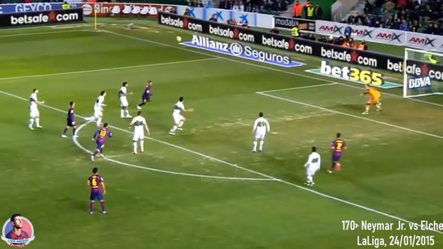 Messi Assist #170 vs Elche