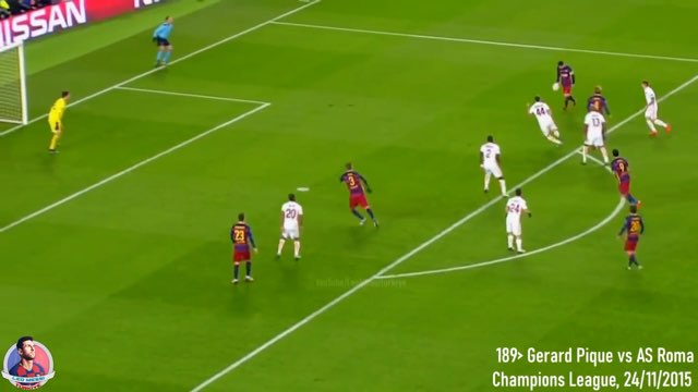 Messi Assist #189 vs AS Roma