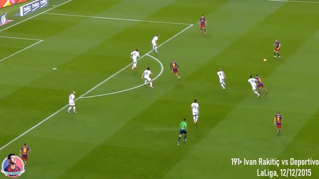 Messi Assist #191 vs Deportivo La Coruña
