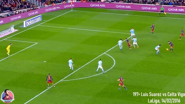 Messi Assist #197 vs Celta de Vigo