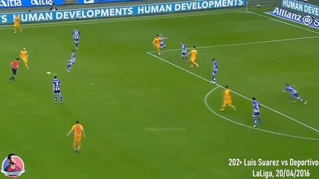 Messi Assist #202 vs Deportivo La Coruña