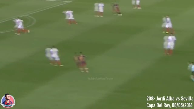 Messi Assist #208 vs Sevilla