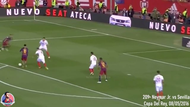 Messi Assist #209 vs Sevilla