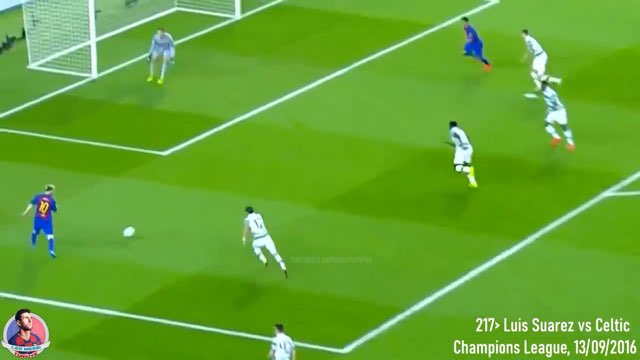 Messi Assist #217 vs Celtic