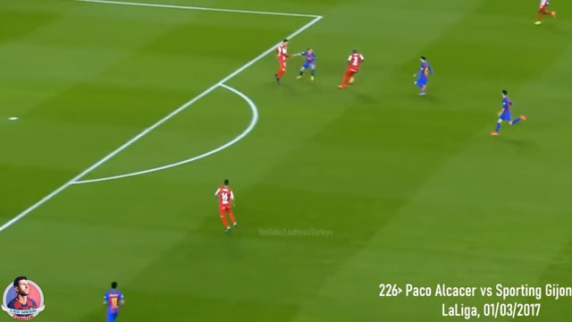 Messi Assist #226 vs Sporting Gijón
