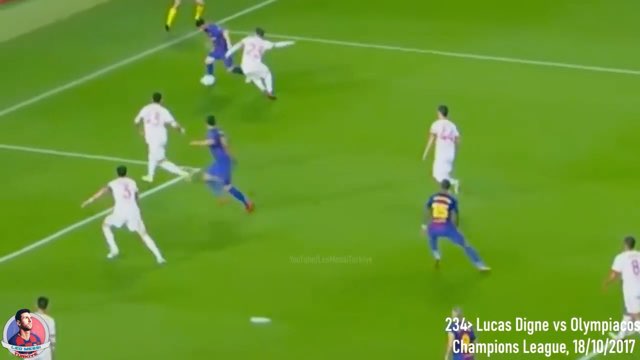 Messi Assist #234 vs Olympiacos