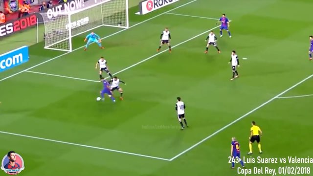 Messi Assist #243 vs Valencia