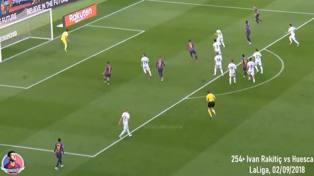 Messi Assist #254 vs Huesca
