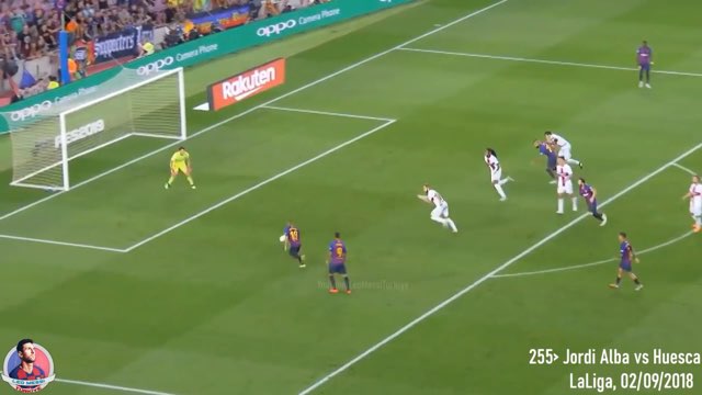 Messi Assist #255 vs Huesca