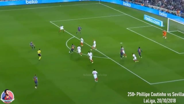 Messi Assist #258 vs Sevilla
