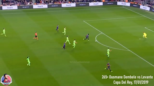 Messi Assist #265 vs Levante