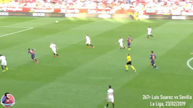 Messi Assist #267 vs Sevilla