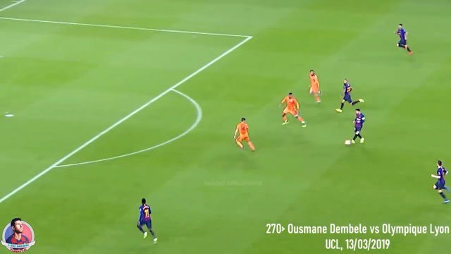 Messi Assist #270 vs Olympique Lyonnais