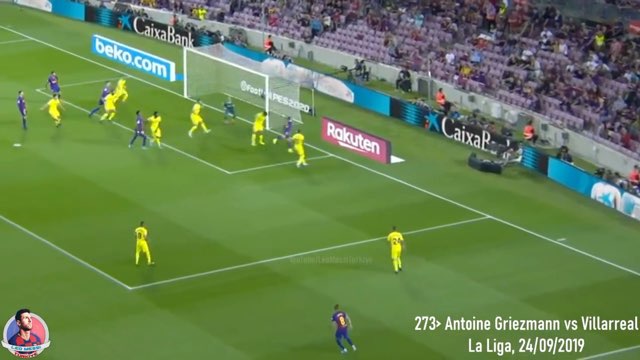 Messi Assist #273 vs Villarreal