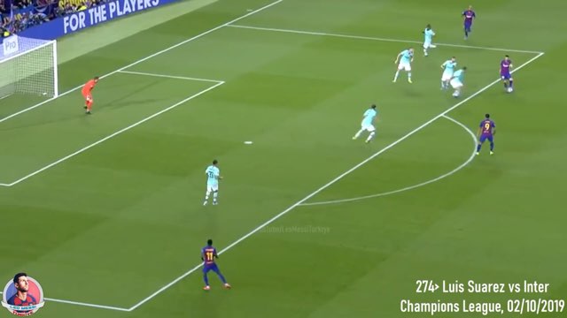 Messi Assist #274 vs Inter