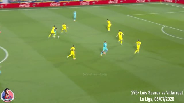 Messi Assist #295 vs Villarreal