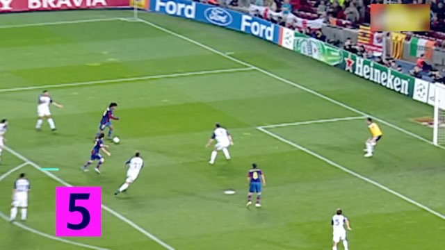 Messi Goal #43 vs Glasgow Rangers