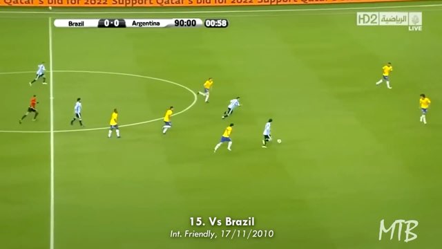 Messi Goal #161 vs Brazil