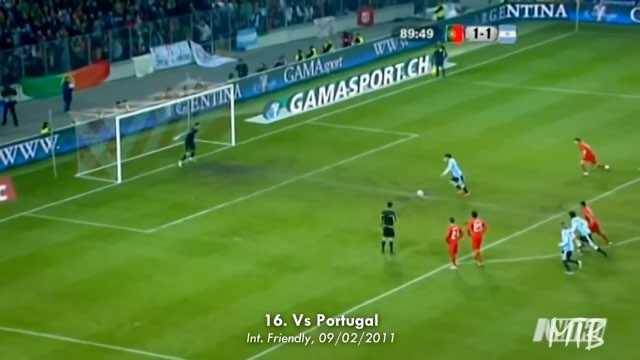 Messi Goal #183 vs Portugal
