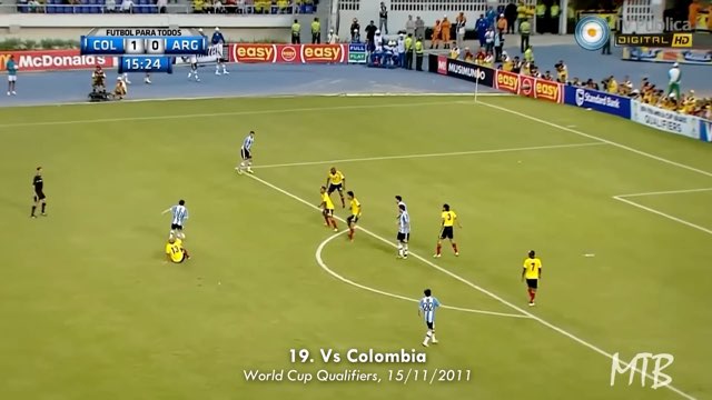 Messi Goal #222 vs Colombia