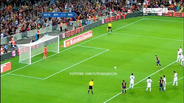 Messi Goal #283 vs Real Madrid