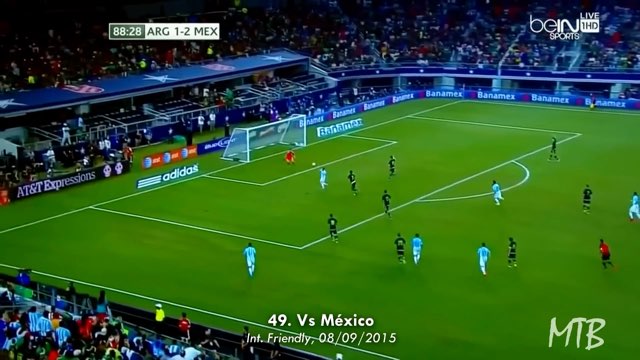 Messi Goal #464 vs Mexico