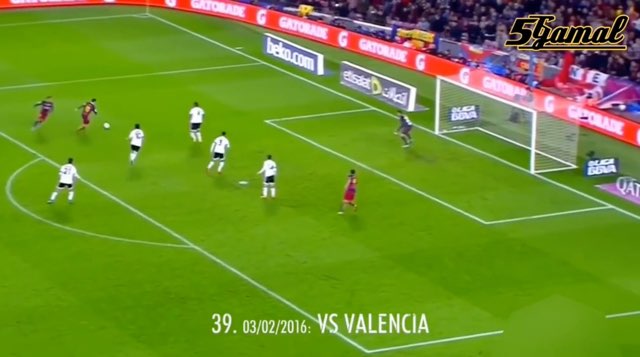Messi Goal #485 vs Valencia