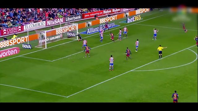 Messi Goal #488 vs Sporting Gijón