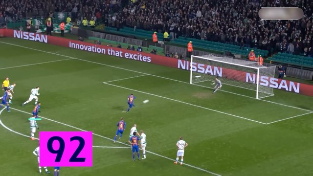 Messi Goal #528 vs Celtic