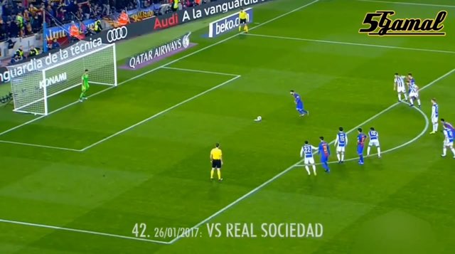 Messi Goal #539 vs Real Sociedad