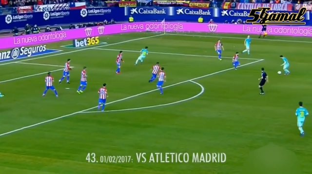 Messi Goal #540 vs Atlético Madrid