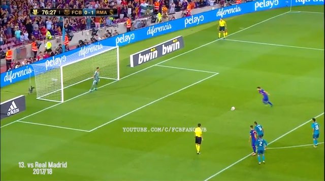 Messi Goal #566 vs Real Madrid