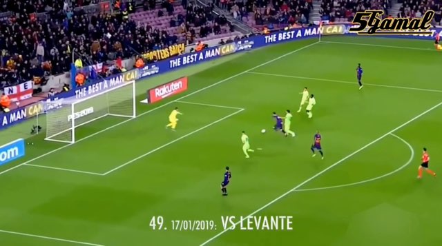 Messi Goal #641 vs Levante