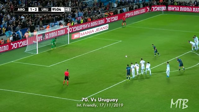 Messi Goal #682 vs Uruguay