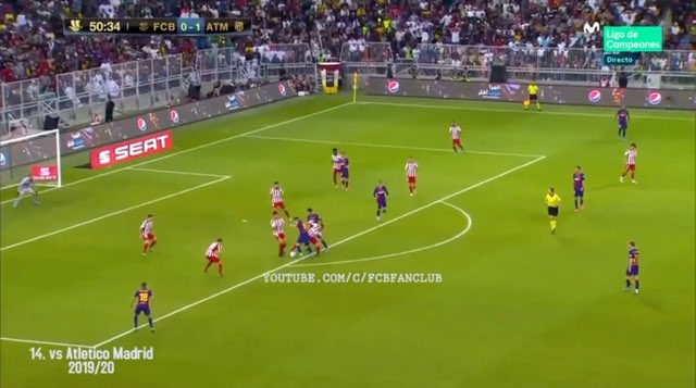 Messi Goal #689 vs Atlético Madrid