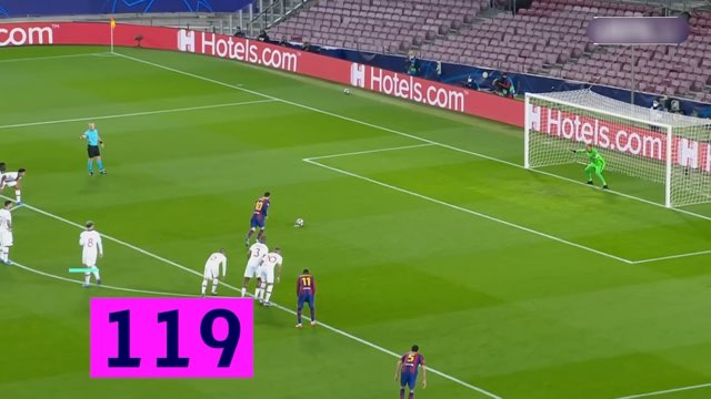 Messi Goal #725 vs Paris Saint-Germain