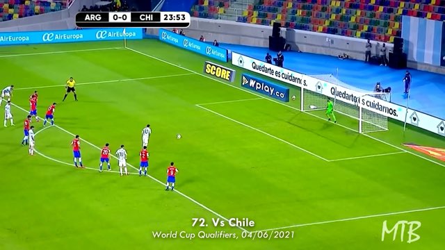 Messi Goal #744 vs Chile