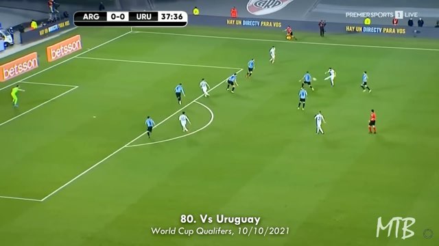 Messi Goal #753 vs Uruguay
