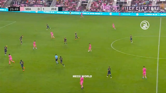 Messi Goal #839 vs Philadelphia Union