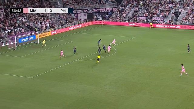 Messi Goal #855 vs Philadelphia Union
